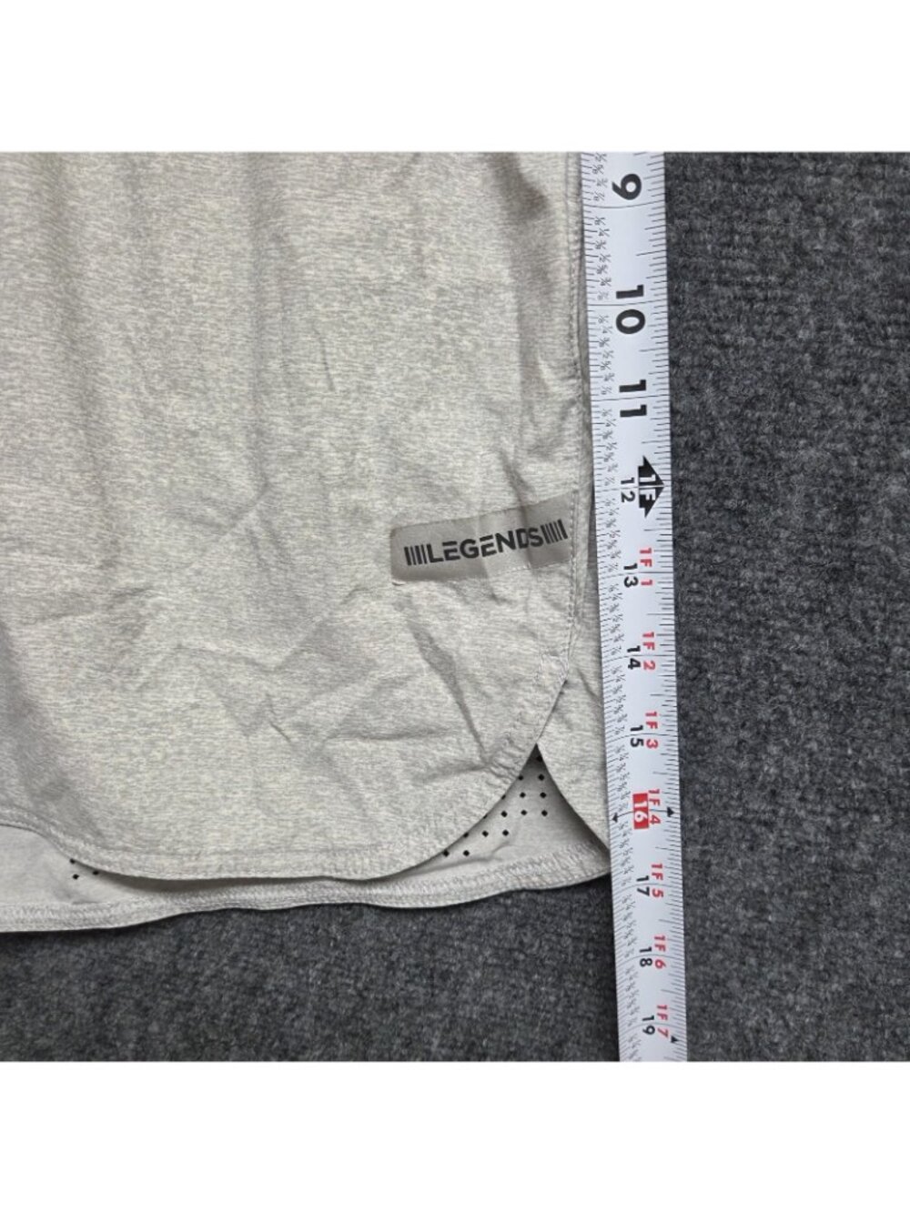 Legends Shorts Men XL Gray Unlined 7" Luka Athletic Running Gym Casual A2 - Picture 5 of 10